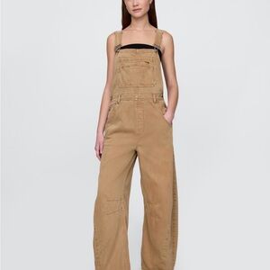 GAP Women's Beige Denim Overalls